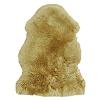 Amazon｜ボーマ ムートン長毛ラグ 1匹 55×80cm ブラウン 630144BO